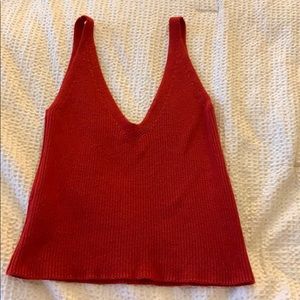 Woven tank top